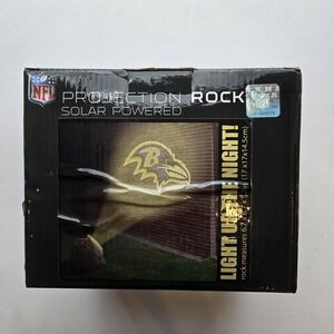 NFL Baltimore Ravens Solar Powered Projection Rock‎ Garden Light Outdoor Decor